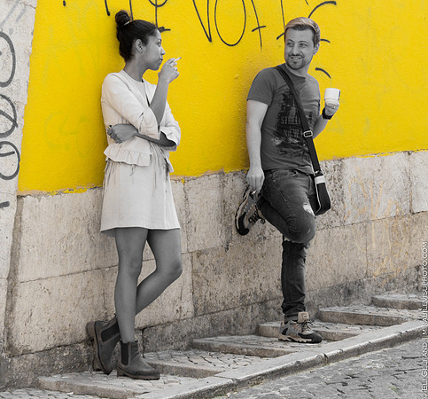 smoke break | lisbon, portugal | 2017