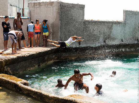 midday swim | baracoa, cuba | 2015