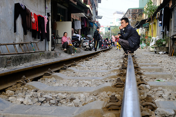 waiting for the train | hanoi, vietnam | 2019